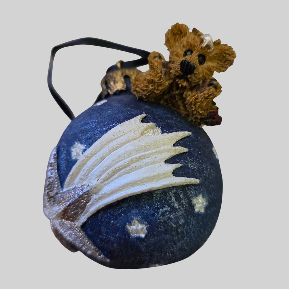 Boyds Bears Bearstone Collection Wilson w/ Shooting Star Ornament 25702 1996